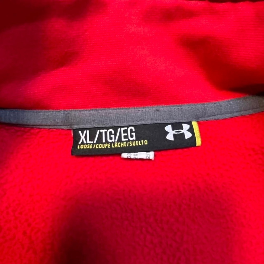 Under Armour Red Storm Tech Running Track Jacket XL - Picture 3 of 5